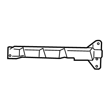 Mopar 68226544AB Bumper Bracket, Front Passenger Side