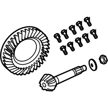 Mopar 5143420AA Ring & Pinion, Rear