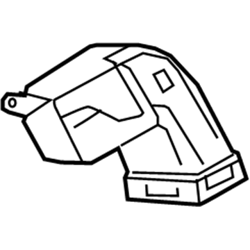 Mopar 68246976AA Upper Duct, Front Passenger Side