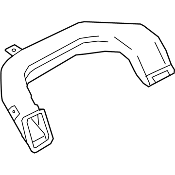 Mopar 68246974AA Side Duct, Front Outer Driver Side