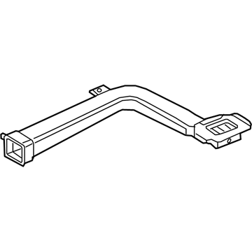 Mopar 68246968AA Defroster Duct, Front Upper