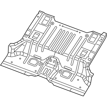 Jeep 68375211AD Rear Floor Pan