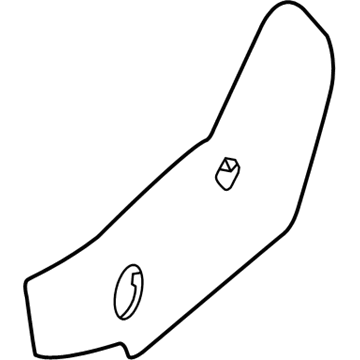 Mopar 5LJ26DX9AB Outer Cover, Gray, Front Driver Side