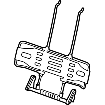 Mopar 68083627AA Headrest, Front Driver Side
