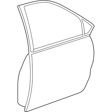 Mopar 4717717AF Door Shell, Front Driver Side