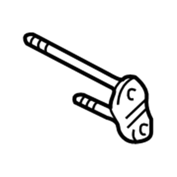 Mopar 5006016AA Shackle, Rear Passenger Side