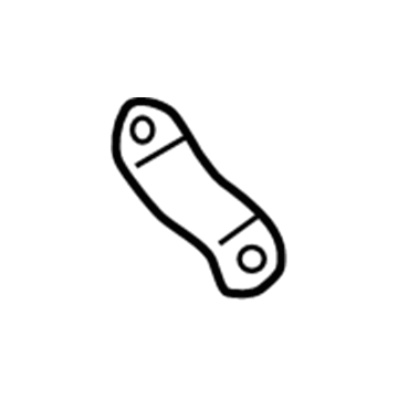 Mopar 5006014AB Backing Plate, Rear Inner Passenger Side