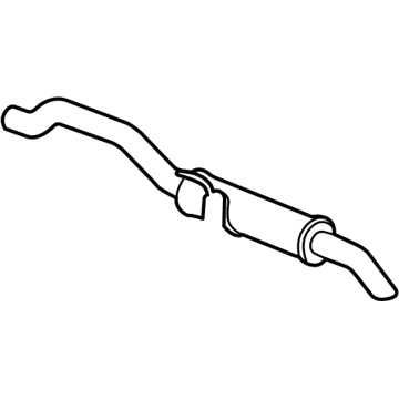 2004 Dodge Grand Caravan Muffler - 4881333AJ