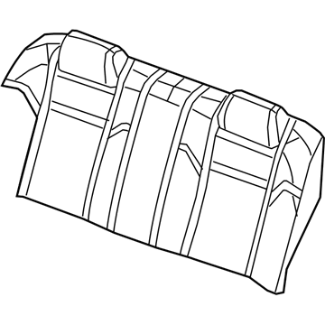 Dodge 1UZ75DX9AA Seat Back Cover
