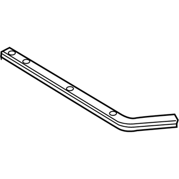 Mopar 68283871AA Upper Track, Black, Driver Side