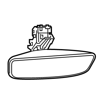 Ram 68325128AA Mirror Assembly