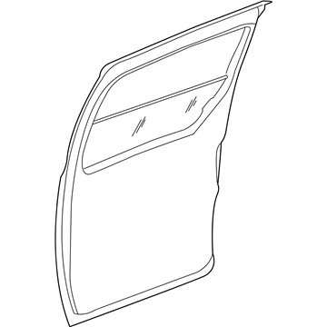 Mopar 4894590AC Door Glass, Passenger Side