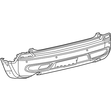Jeep Cherokee Bumper - 68410469AB
