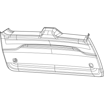 Jeep 6LF69TX7AD Lift Gate Trim