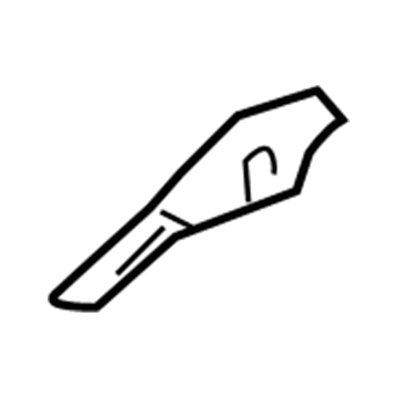 Mopar 55360426AC Side Rail Cap, Rear Passenger Side