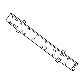 Dodge 68100209AF Impact Bar