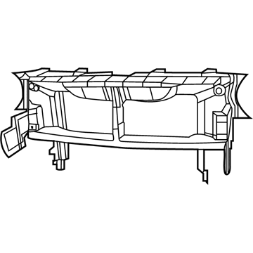 Mopar 68170169AF Support, Front
