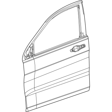 Mopar 68376998AG Door Shell, Front