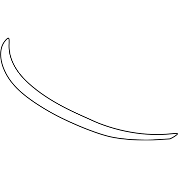 Mopar 4806123AB Reveal Molding, Front Upper