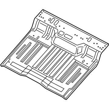 Ram 68276318AD Rear Floor Pan