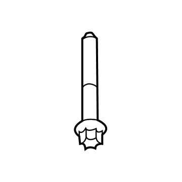 Mopar 6511655AA Stabilizer Assembly Bolt, Front