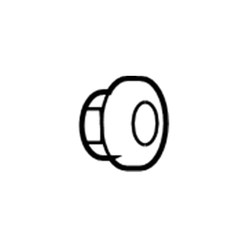 Mopar J4006126 License Bracket Nut, Plastic