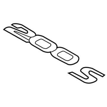 Mopar 68146418AB Nameplate, Rear