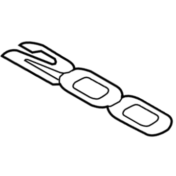 Mopar 68146414AA Nameplate, Rear