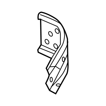 Mopar 68552840AA Fender Mounting Bracket, Front Passenger Side