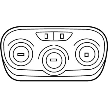 Dodge Dart A/C Switch - 1TQ78DX9AJ