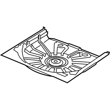 Jeep 68351901AA Pan - Rear Floor