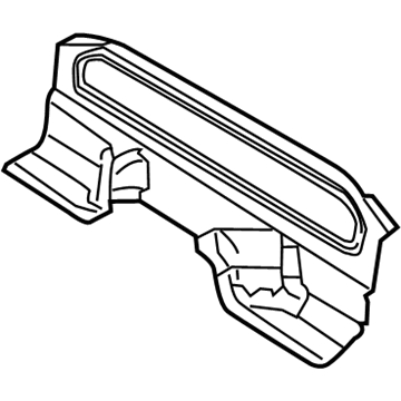 Mopar 68257241AA Floor Reinforcement, Rear
