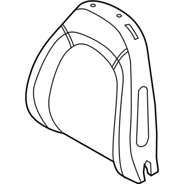 Mopar 68275672AA Seat Back Pad, Front