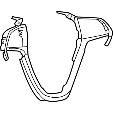 Mopar 5VF02SZ6AA Trim Bezel, Passenger Side