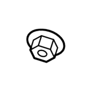 Dodge 6104717AA Nut - Hexagon Flange Lock