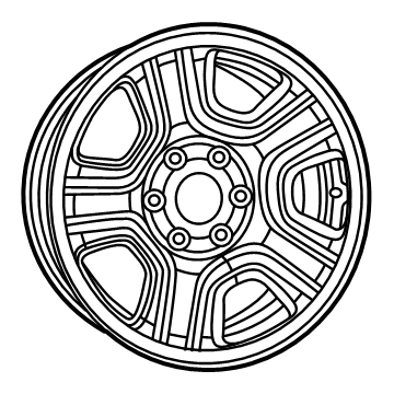 Jeep 4755196AD Wheel, Spare
