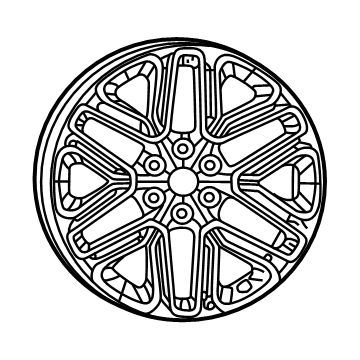 Jeep 4755585AA Wheel, Alloy