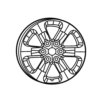 Jeep 4755567AA Wheel, Alloy
