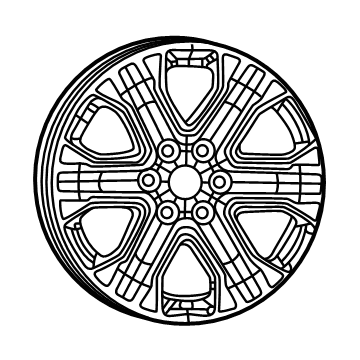 Jeep 4755409AA Wheel, Alloy