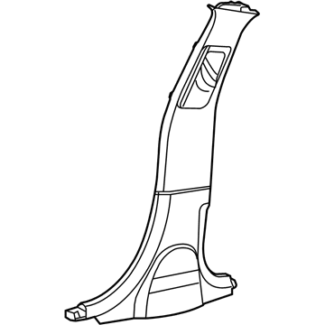 Dodge 1KL28DX9AI Center Pillar Trim