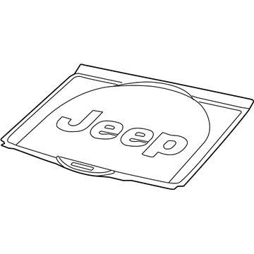 Jeep 5VW05LXHAA Cover - Rear Cargo Floor