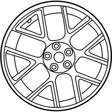 Dodge 6MN94RNWAA Wheel, Alloy