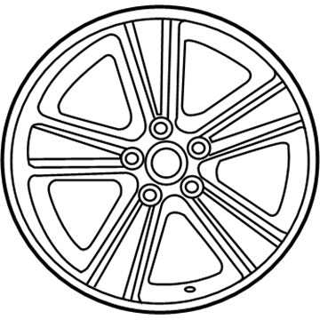 Dodge 1ZV90DD5AB Wheel, Alloy