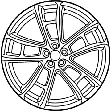 Dodge 6CT34MALAC Wheel, Alloy