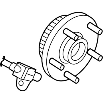 Mopar 5154171AA Hub & Bearing, Front