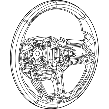 Jeep Grand Cherokee L Steering Wheel - 7MP04BDQAA