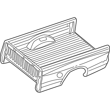 Mopar 4897270AC Pickup Box Assembly, Rear