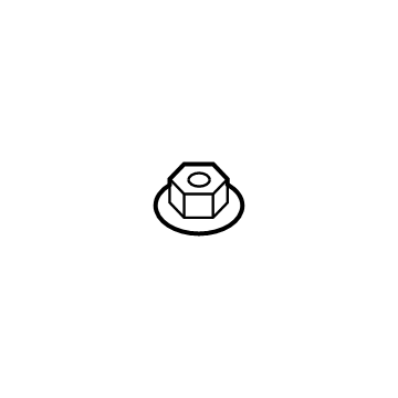 Dodge 6511458AA Gear Assembly Nut
