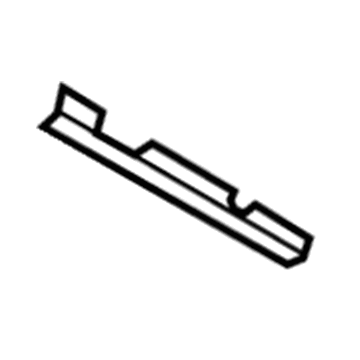 Mopar 55395856AB Run Channel, Center Lower Passenger Side