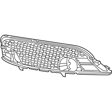 Mopar 68202989AC Lower Grille, Front